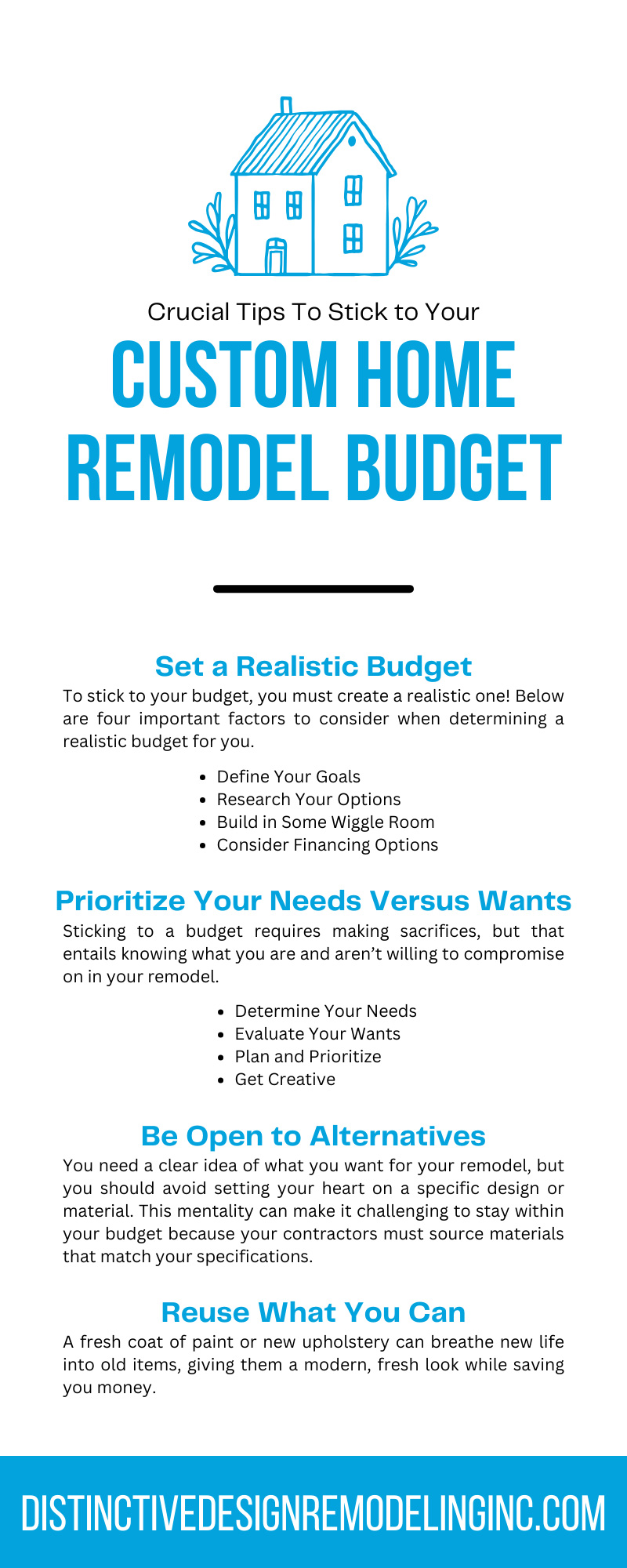 4 Crucial Tips To Stick to Your Custom Home Remodel Budget